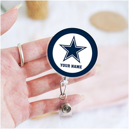 American Football Badge Reel Personalized Name Gift For Fans 06
