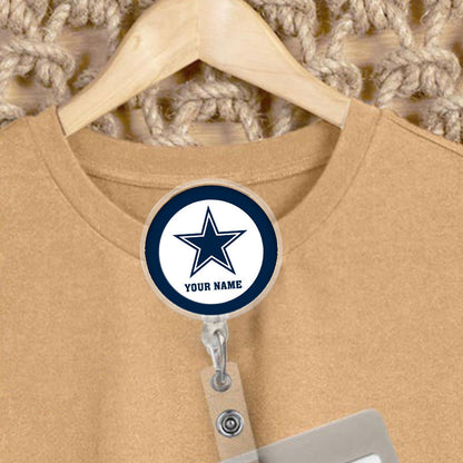 American Football Badge Reel Personalized Name Gift For Fans 06