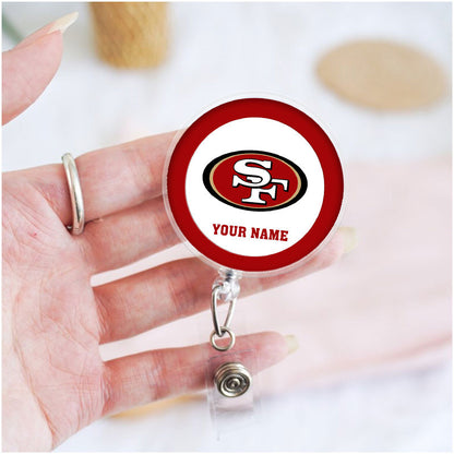 American Football Badge Reel Personalized Name Gift For Fans 20