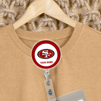 American Football Badge Reel Personalized Name Gift For Fans 20