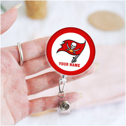 American Football Badge Reel Personalized Name Gift For Fans 22