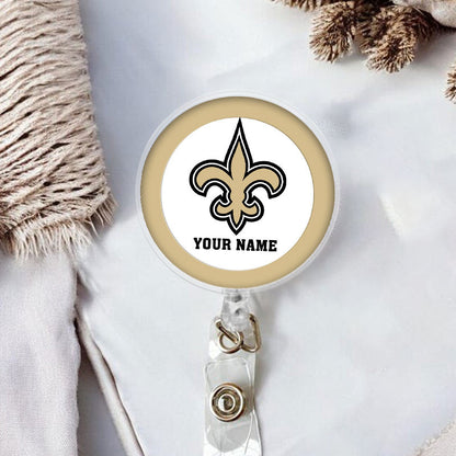 American Football Badge Reel Personalized Name Gift For Fans 17