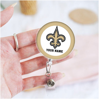 American Football Badge Reel Personalized Name Gift For Fans 17