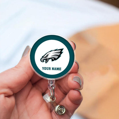 American Football Badge Reel Personalized Name Gift For Fans 19