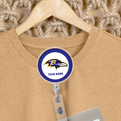American Football Badge Reel Personalized Name Gift For Fans 02