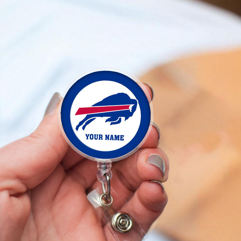American Football Badge Reel Personalized Name Gift For Fans 03