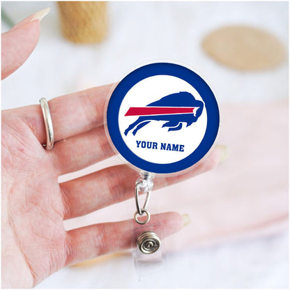 American Football Badge Reel Personalized Name Gift For Fans 03