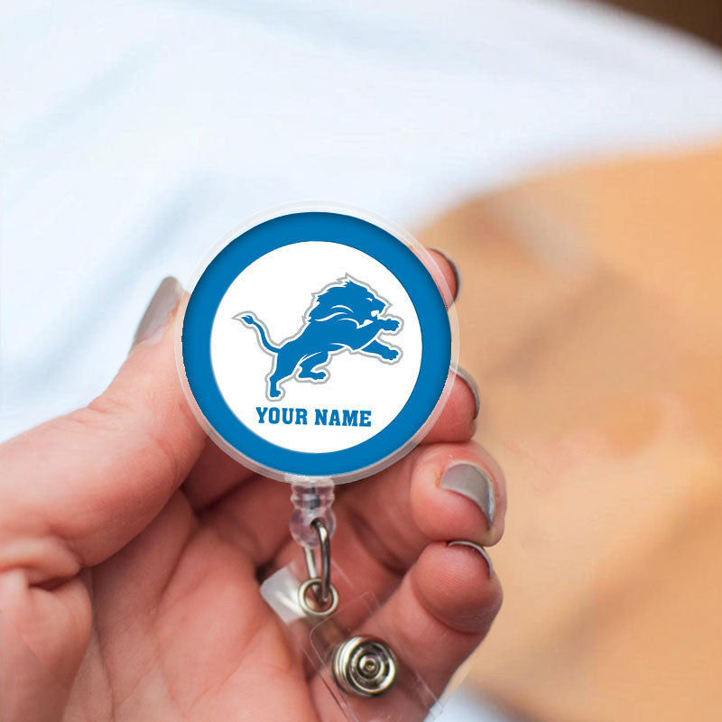 American Football Badge Reel Personalized Name Gift For Fans 08
