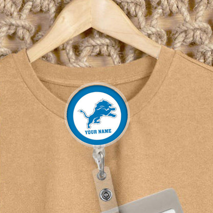 American Football Badge Reel Personalized Name Gift For Fans 08