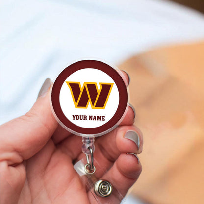 American Football Badge Reel Personalized Name Gift For Fans 24