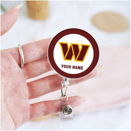 American Football Badge Reel Personalized Name Gift For Fans 24