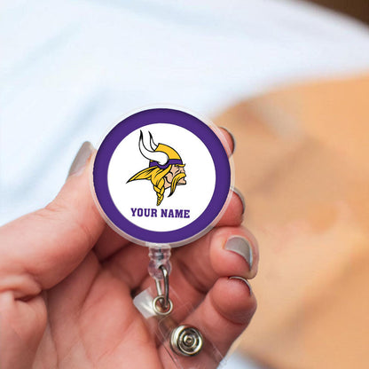 American Football Badge Reel Personalized Name Gift For Fans 05