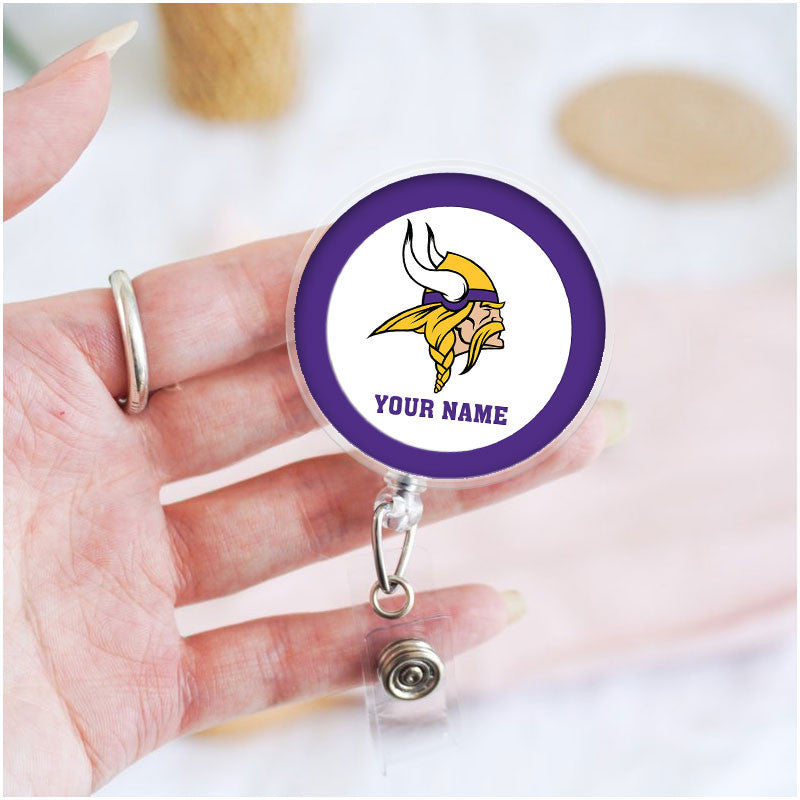 American Football Badge Reel Personalized Name Gift For Fans 05