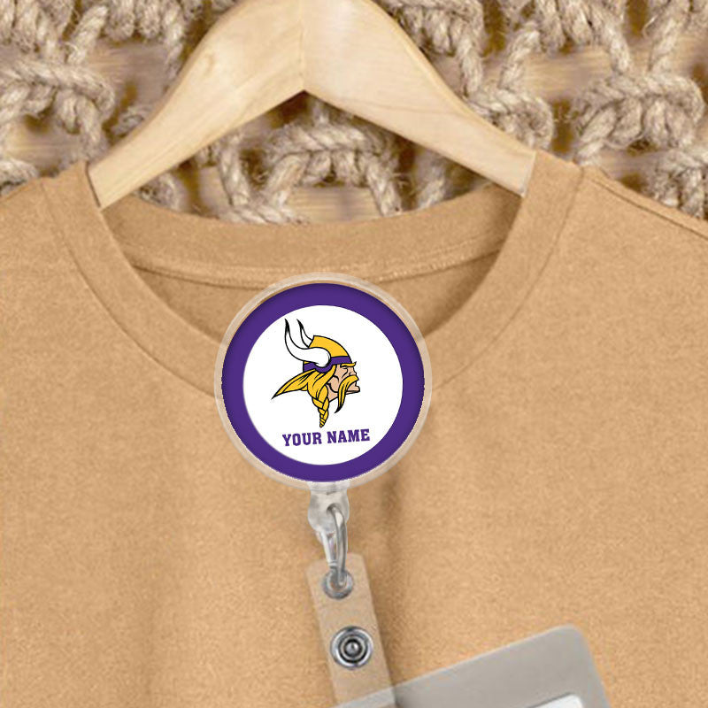 American Football Badge Reel Personalized Name Gift For Fans 05