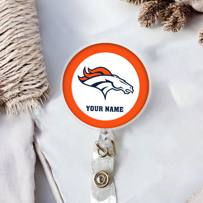 American Football Badge Reel Personalized Name Gift For Fans 07