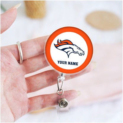 American Football Badge Reel Personalized Name Gift For Fans 07