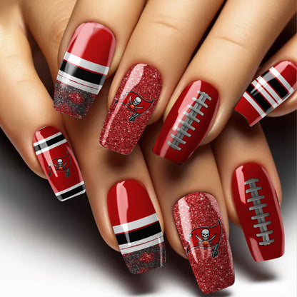 NFL All Team Nail Box Full Set Gift For Fan 30