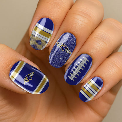 NFL All Team Nail Box Full Set Gift For Fan 04