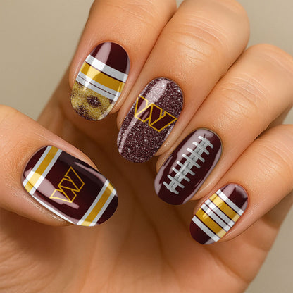 NFL All Team Nail Box Full Set Gift For Fan 32