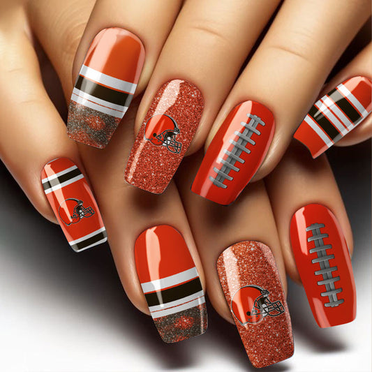 NFL All Team Nail Box Full Set Gift For Fan 09