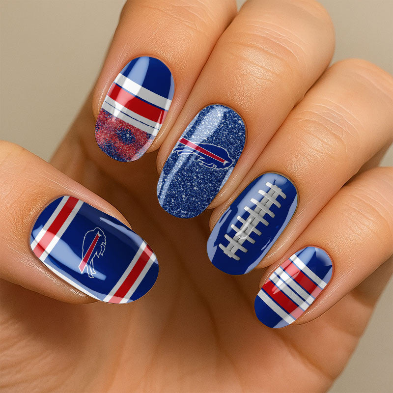 NFL All Team Nail Box Full Set Gift For Fan 01