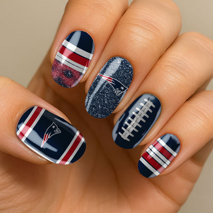 NFL All Team Nail Box Full Set Gift For Fan 22