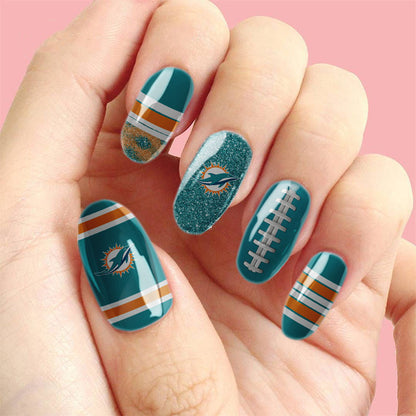 NFL All Team Nail Box Full Set Gift For Fan 21