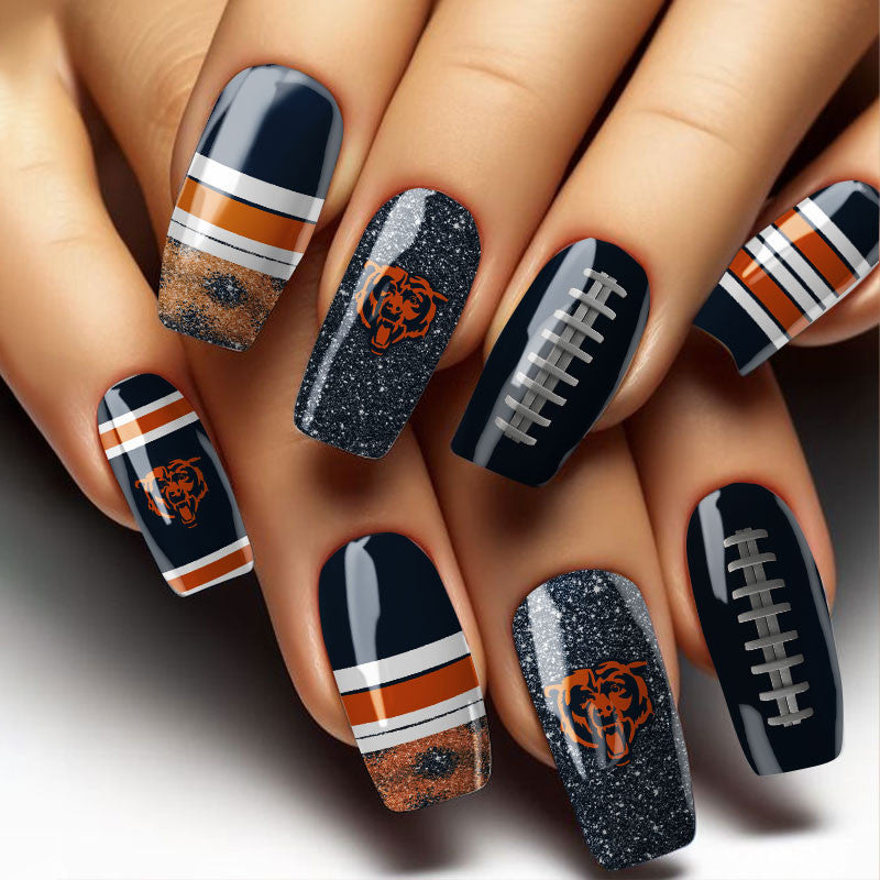 NFL All Team Nail Box Full Set Gift For Fan 06