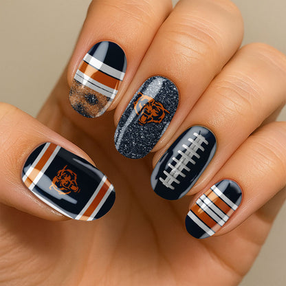 NFL All Team Nail Box Full Set Gift For Fan 06