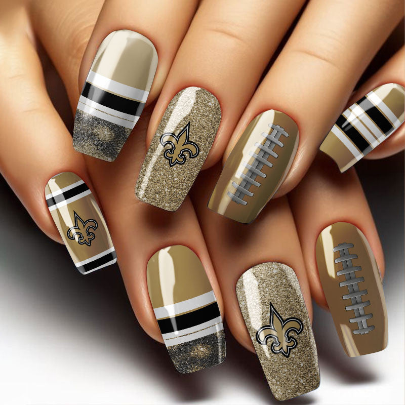 NFL All Team Nail Box Full Set Gift For Fan 24