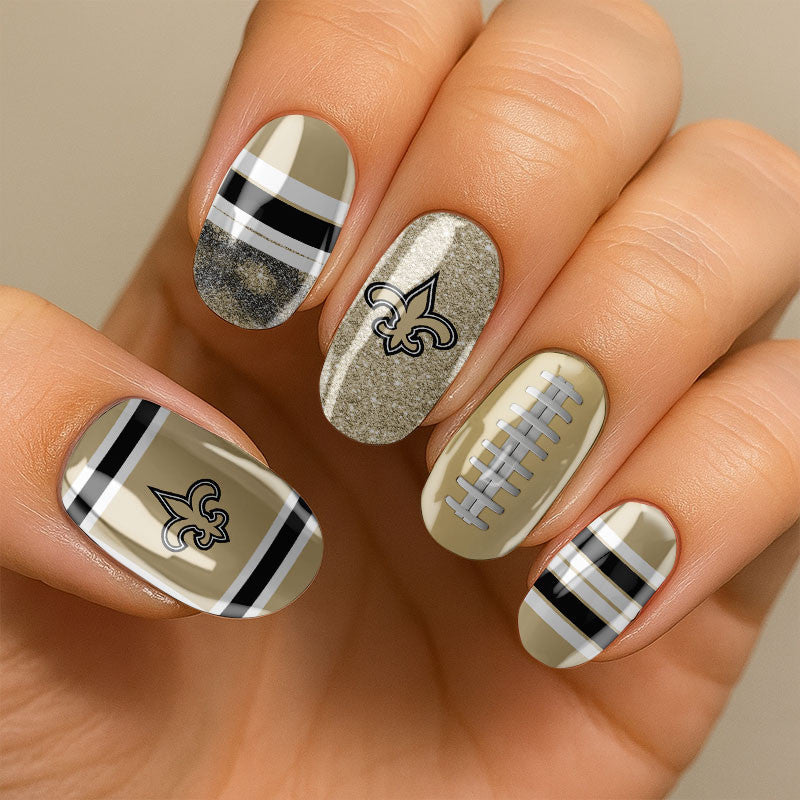 NFL All Team Nail Box Full Set Gift For Fan 24