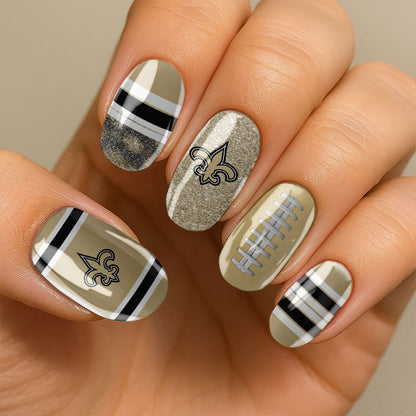 NFL All Team Nail Box Full Set Gift For Fan 24