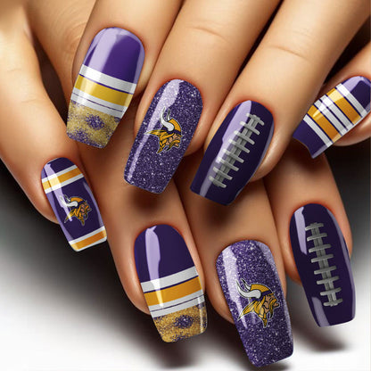 NFL All Team Nail Box Full Set Gift For Fan 07
