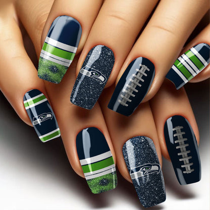 NFL All Team Nail Box Full Set Gift For Fan 29