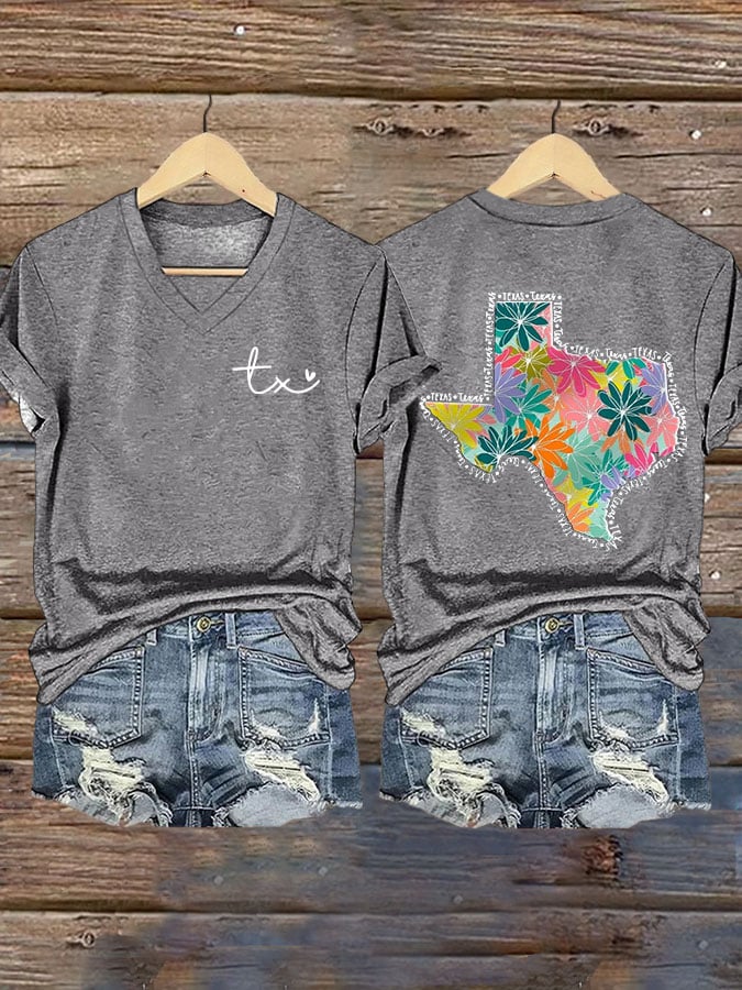 🙏💔Join us in praying for Texas.🙏Women's Texas Strong Print T-shirt