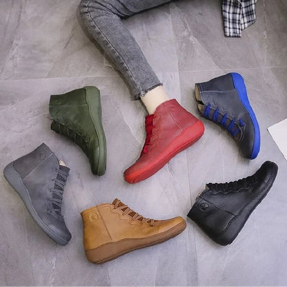 Women's Comfortable leather arch support boots