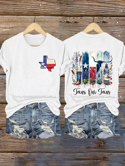 🙏💔Join us in praying for Texas.🙏Retro Texas Strong Texas Our Texas Print T-Shirt