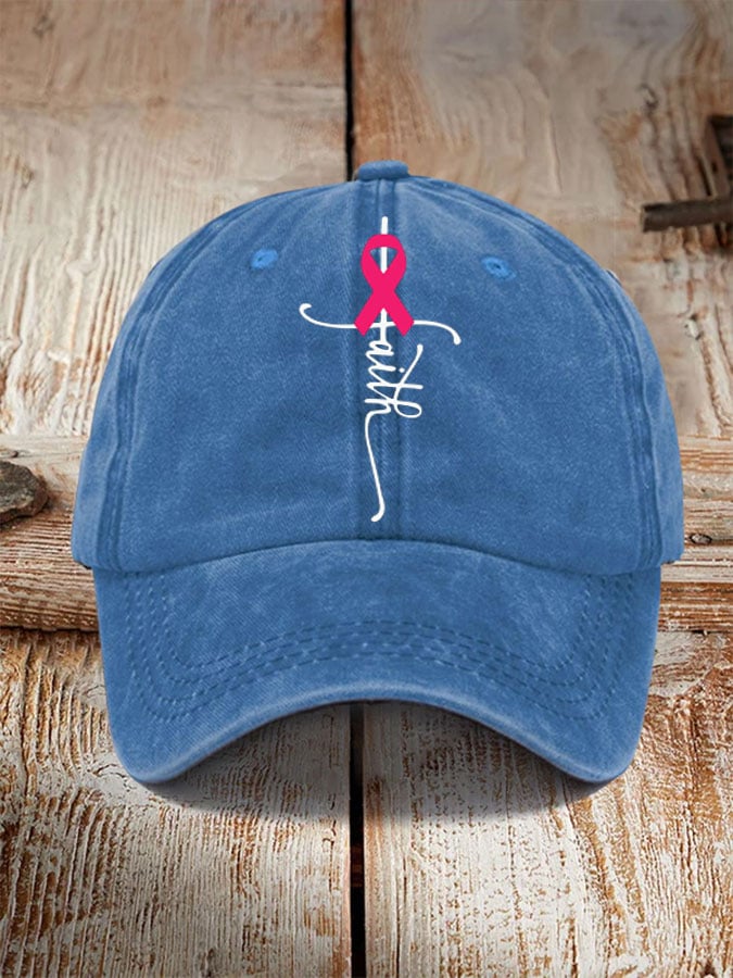 Faith Breast Cancer Awareness Hat