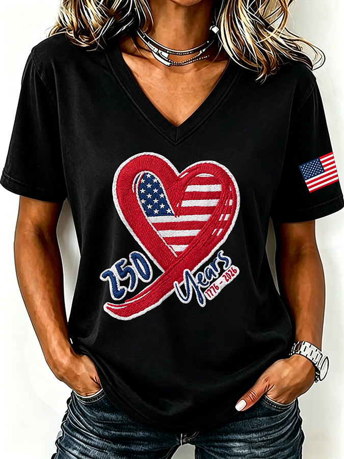 Women's 250th Anniversary Crew Neck T-Shirt