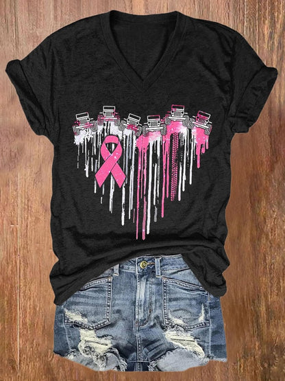 Women's Casual Printed Short Sleeve T-Shirt