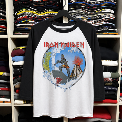 Vintage Iron Maiden Raglan T-Shirt