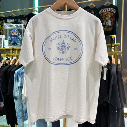 90s Du Cap Eden Rock Rare Washed White T-Shirt