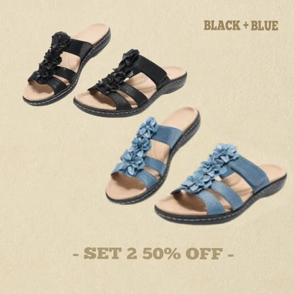 👍Mother's Day Promotion 70% OFF –2025 🌹Women's Real Soft Orthopedic Slide Sandals