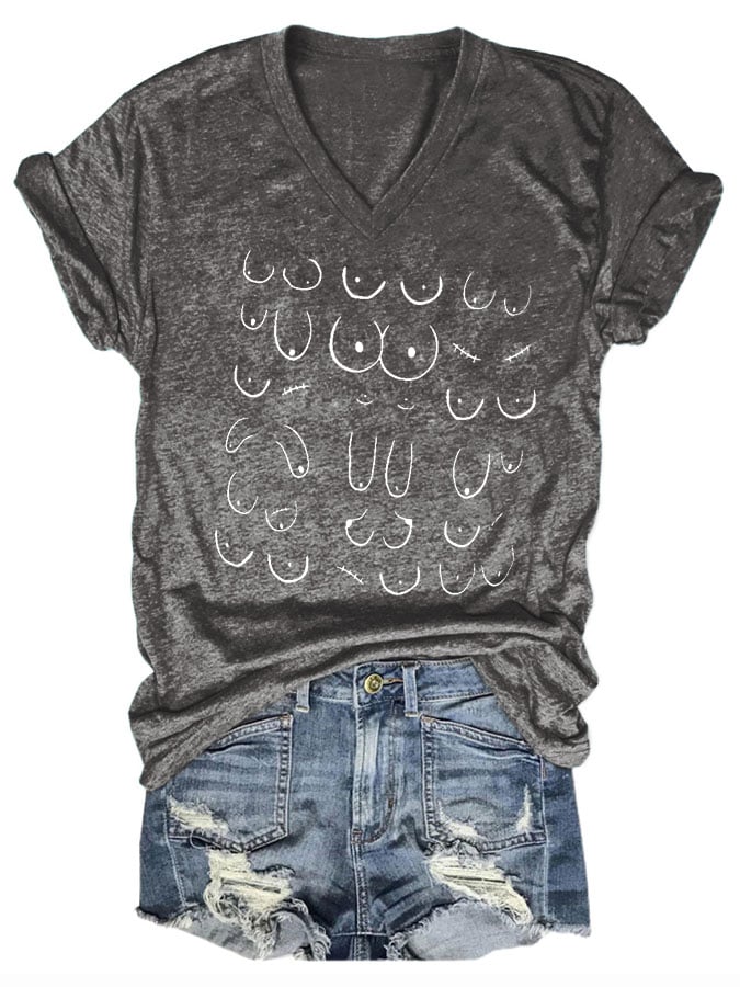 Women's Casual Printed Short Sleeve T-Shirt