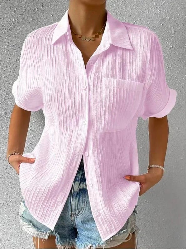 👍Mother's Day Promotion 70% OFF –2025 🌹Women's Button Placket Casual Cotton Shirt(Buy 2 Free Shipping)
