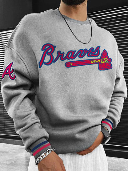 Atlanta Braves MLB Men's Crewneck Sweatshirt