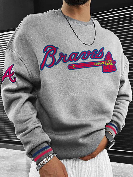Atlanta Braves MLB Men's Crewneck Sweatshirt