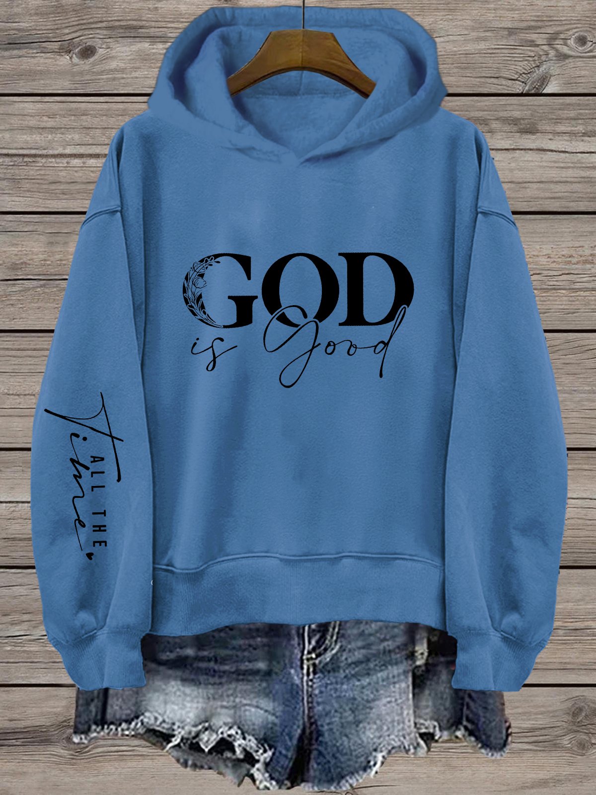 Women's Faith Heat Transfer Hooded Sweatshirt