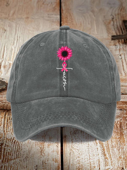 Faith Breast Cancer Awareness Hat