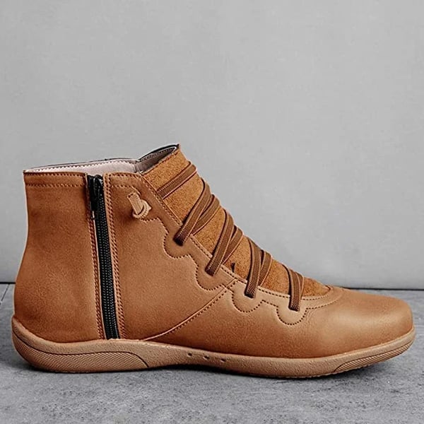 Women's Comfortable leather arch support boots